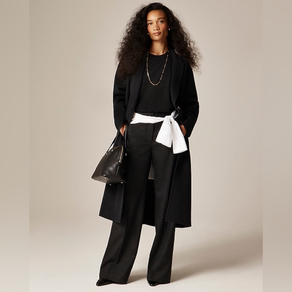 J Crew Chiara Topcoat In Italian Double Face Cn071